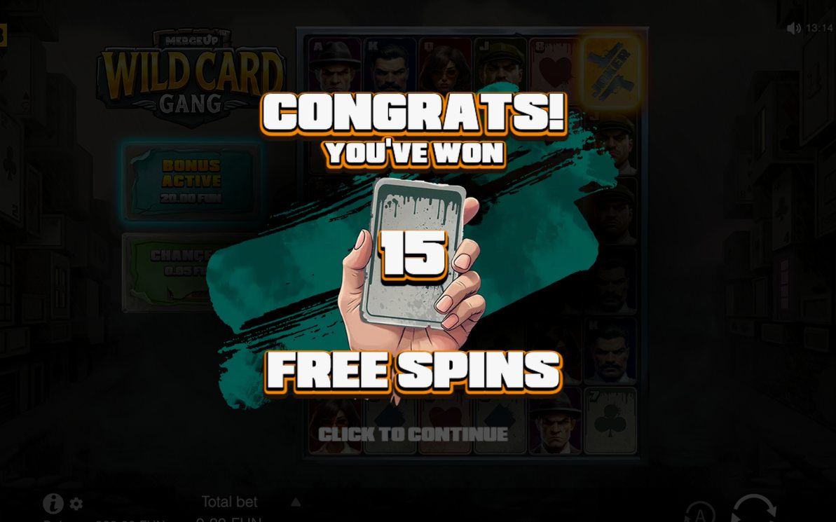 Free Spins start: night scene and cyan reel frame
