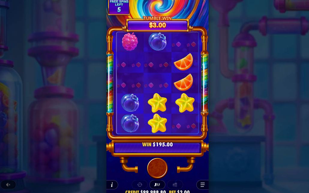 Free spins counter starting at 10 spins