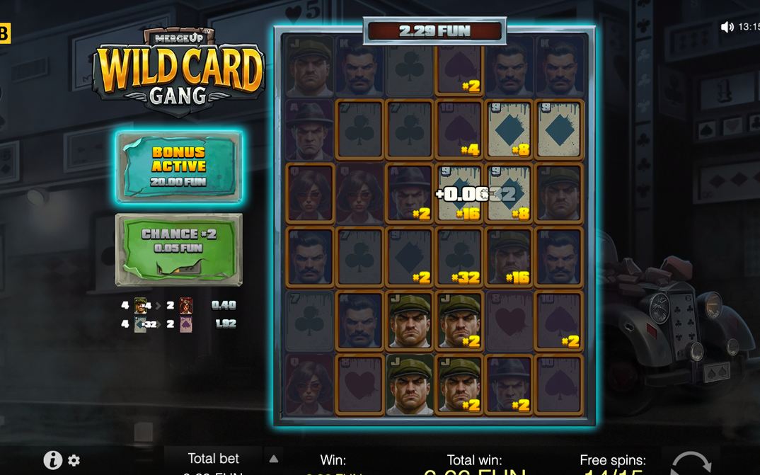 Free Spins: winning cells marked with gold outlines