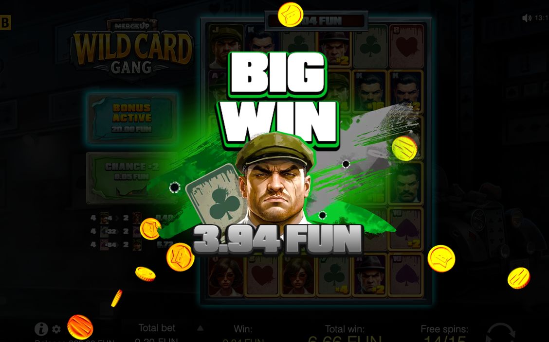 Win screen: a paid cluster after Symbol Merge